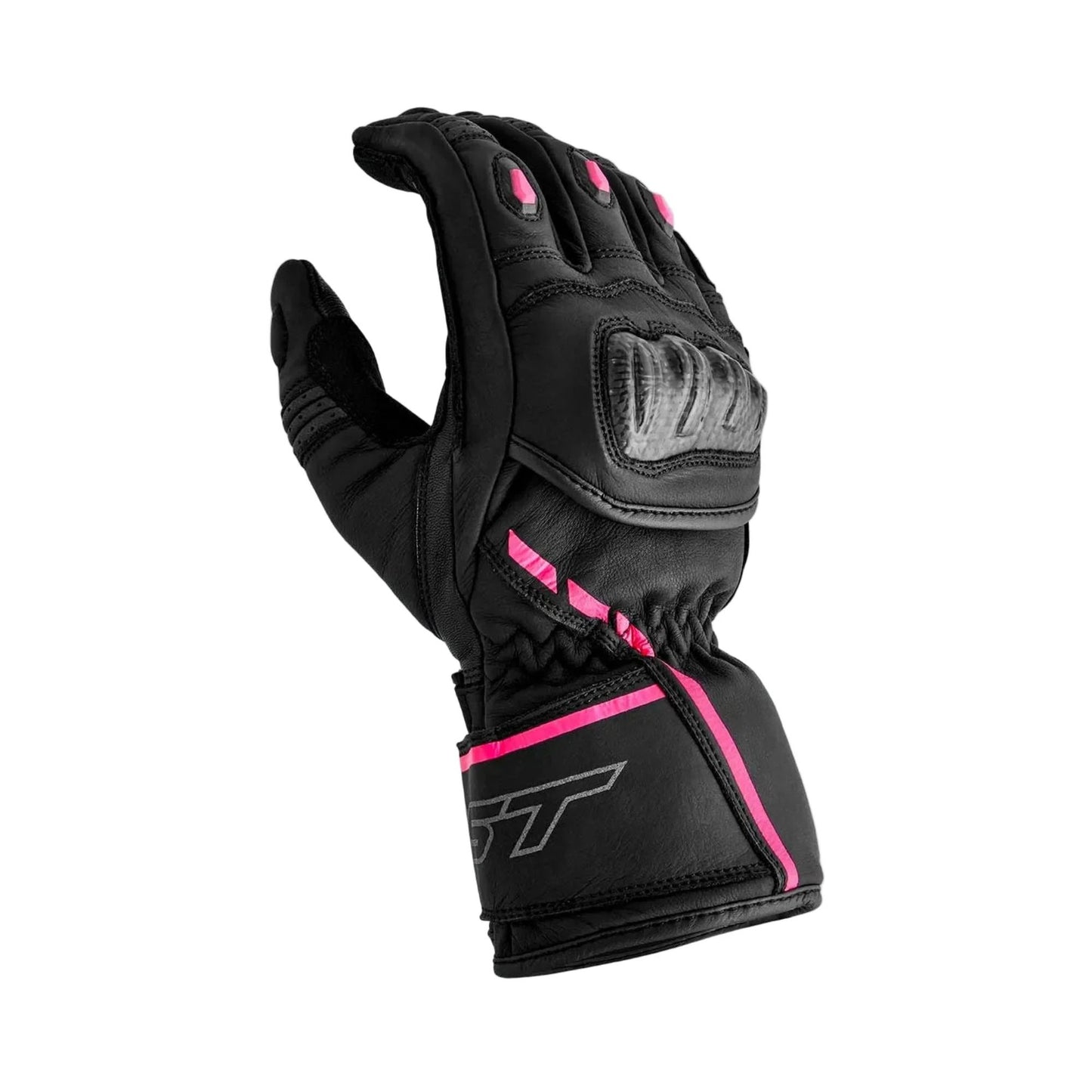 RST S-1 – Sportske ženske moto rukavice Crno/Roze