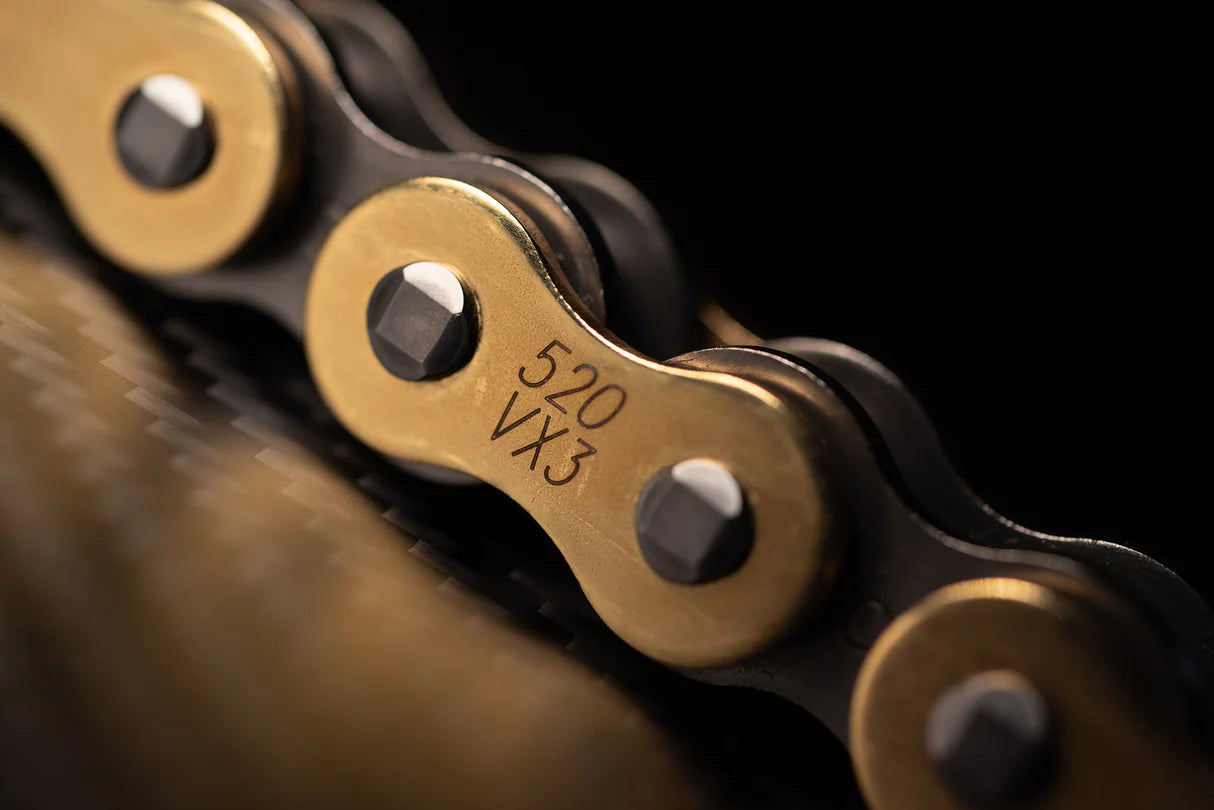 DID 520VX3 Gold/Black 120L lanac