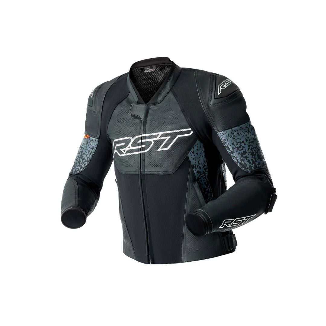 RST Supersport-K Kožna Moto Jakna Crno/Siva