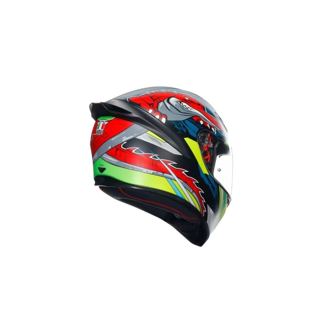 AGV K1 S Dundee Mat Lime/Red
