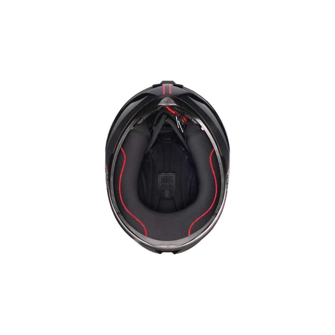 AGV K1 S Lap Mat Crno/Sivo/Crvena