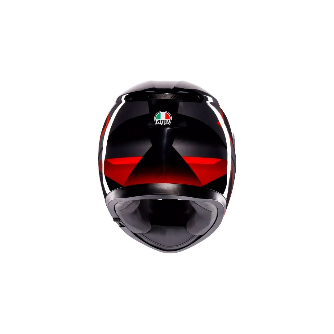 AGV K3 Striga Crno/Sivo/Crvena