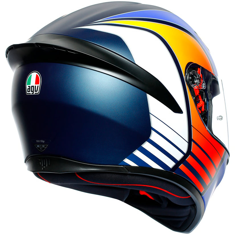 AGV K1 Power Mat Tamno Plava/Narandzasta