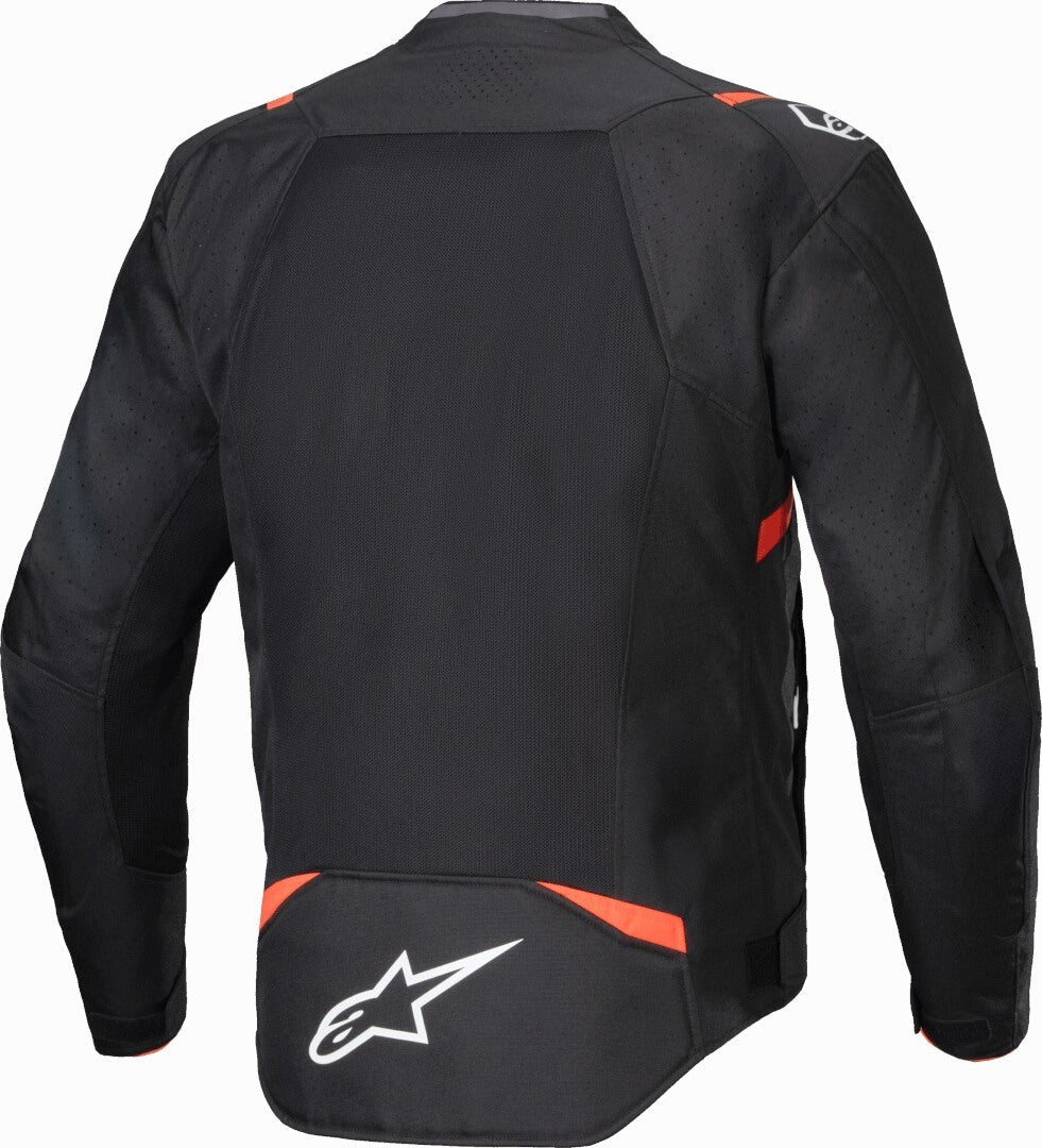 Alpinestars T-SPS V2 Air Tekstilna Moto Jakna Crna/Fluo crvena
