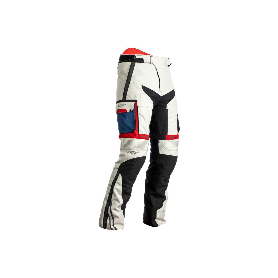 RST Adventure-X Tekstilne Moto Pantole Silver/Crvene/Plave