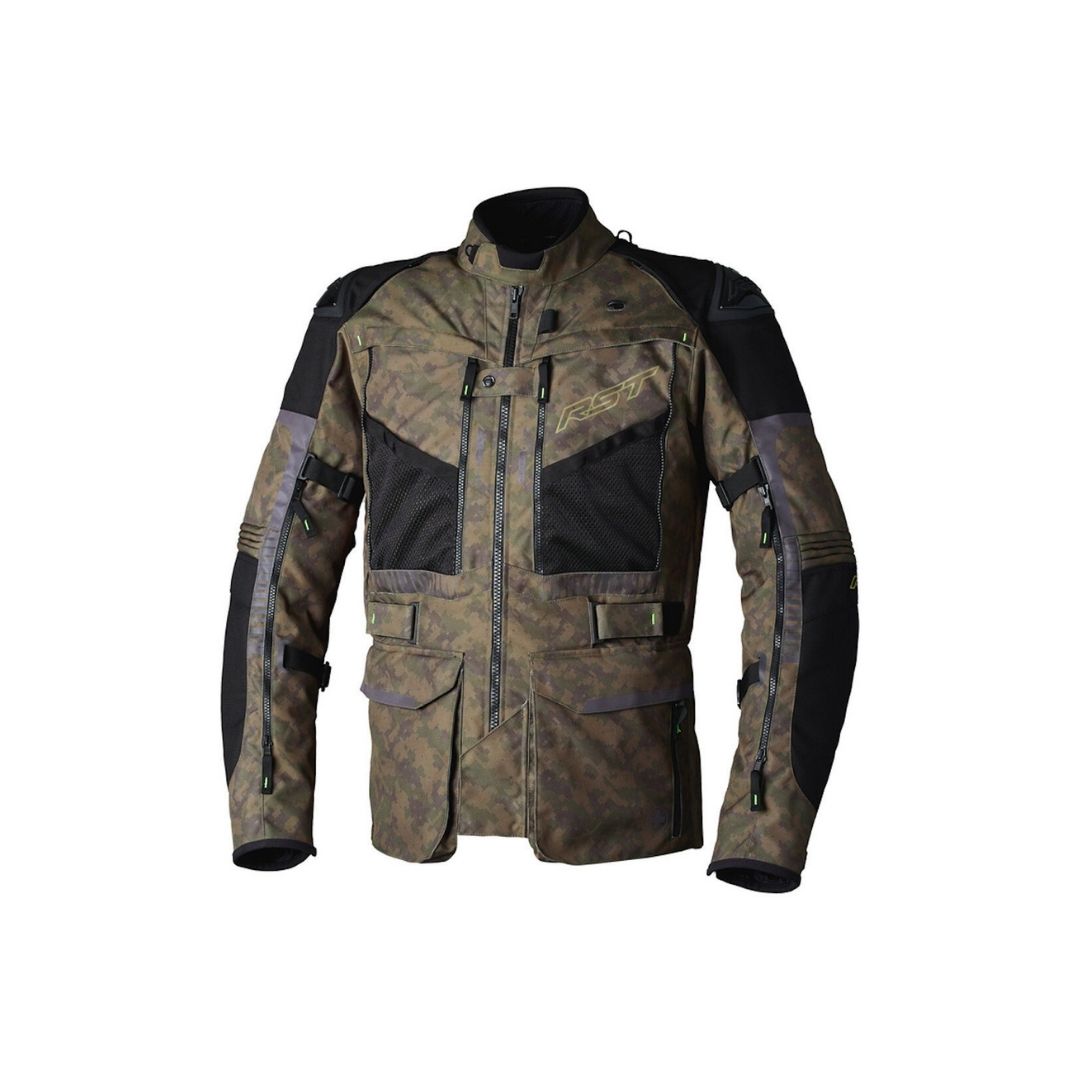 RST Pro Series Ranger Tekstilna Moto Jakna Digi Zelena