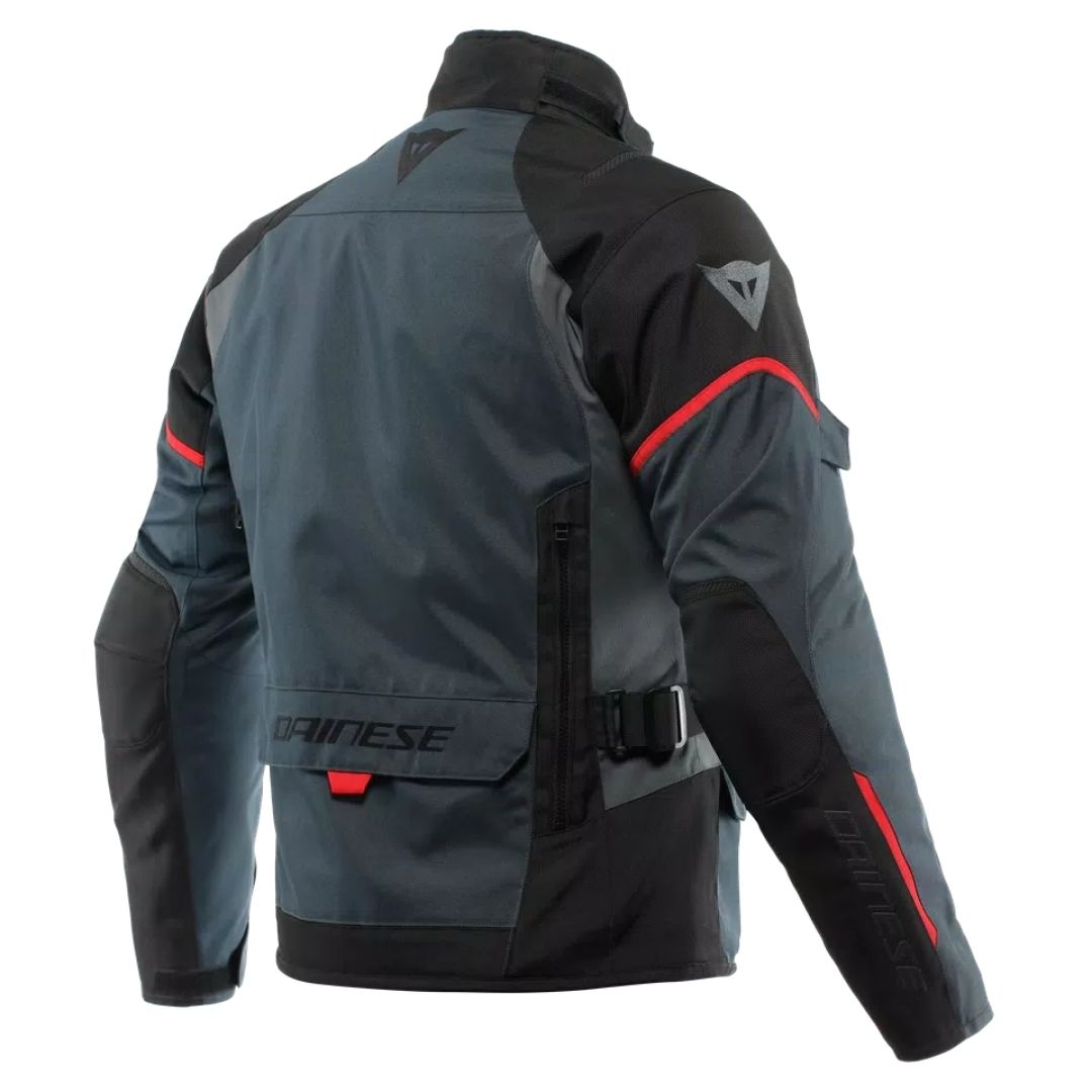 Dainese Tempest 3 D-Dry® Tekstilna Moto Jakna Tamno Plava/Crna/Crvena