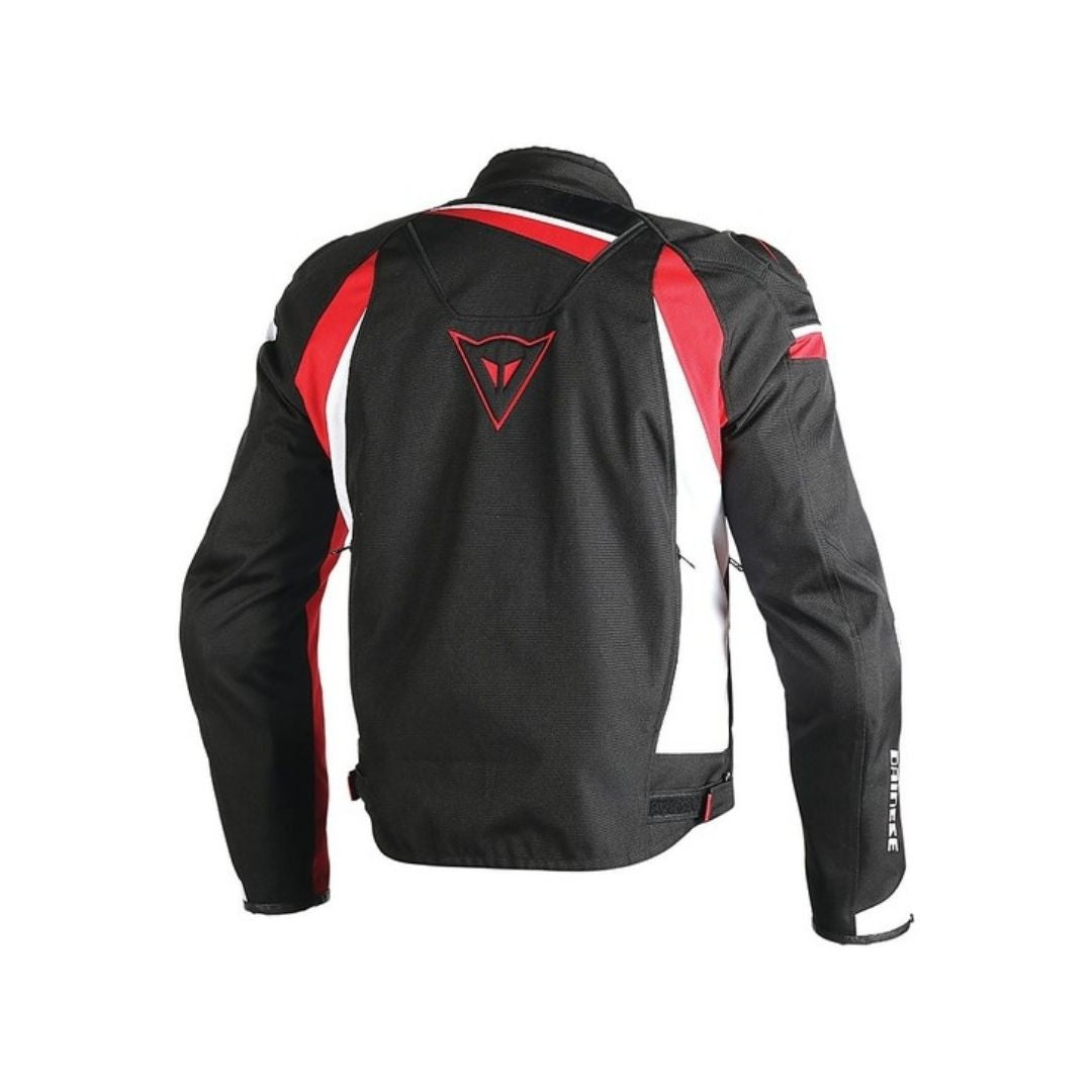Dainese Veloster Tekstilna Moto Jakna Crno/Bijelo/Crvena