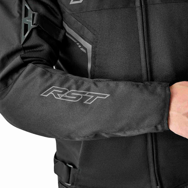 RST S-1 Mesh D3O CE Tekstilna Jakna Crna