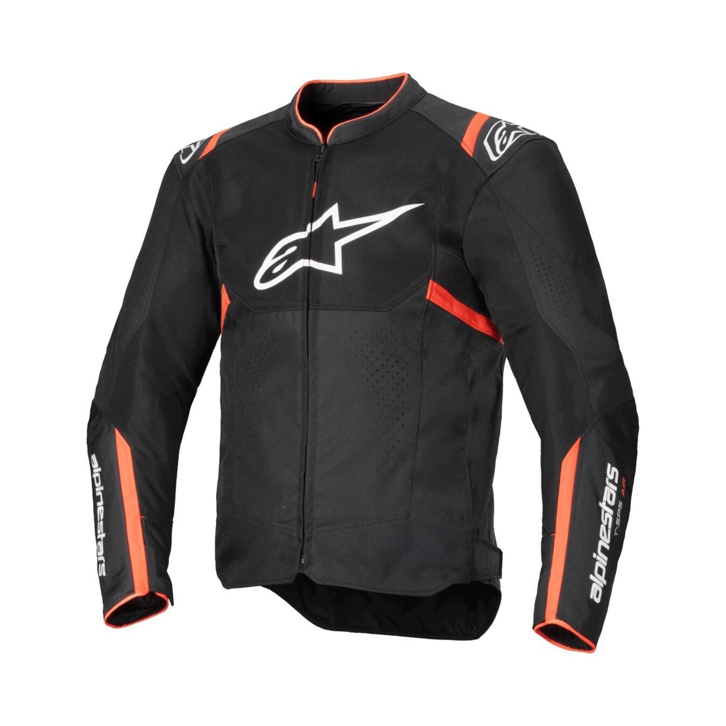 Alpinestars T-SPS V2 Air Tekstilna Moto Jakna Crna/Fluo crvena