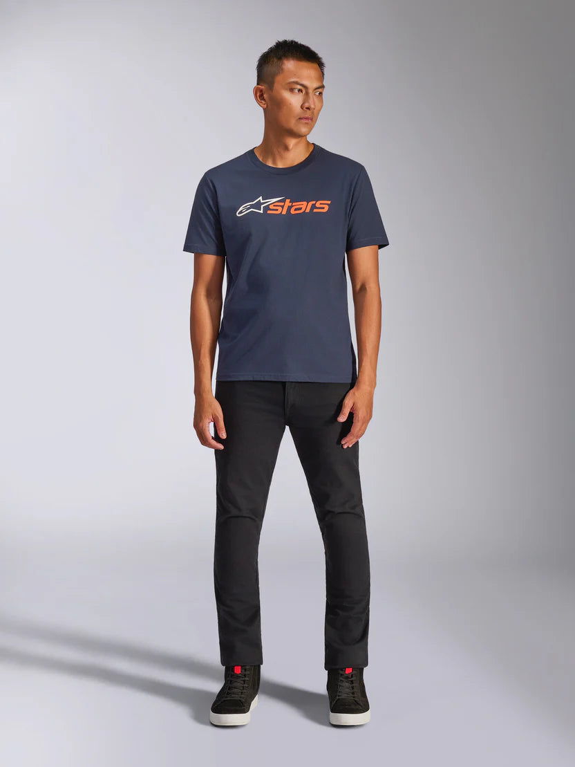 Alpinestars Blaze 2.0 CSF Short Sleeve muška majica – Navy/White/Orange