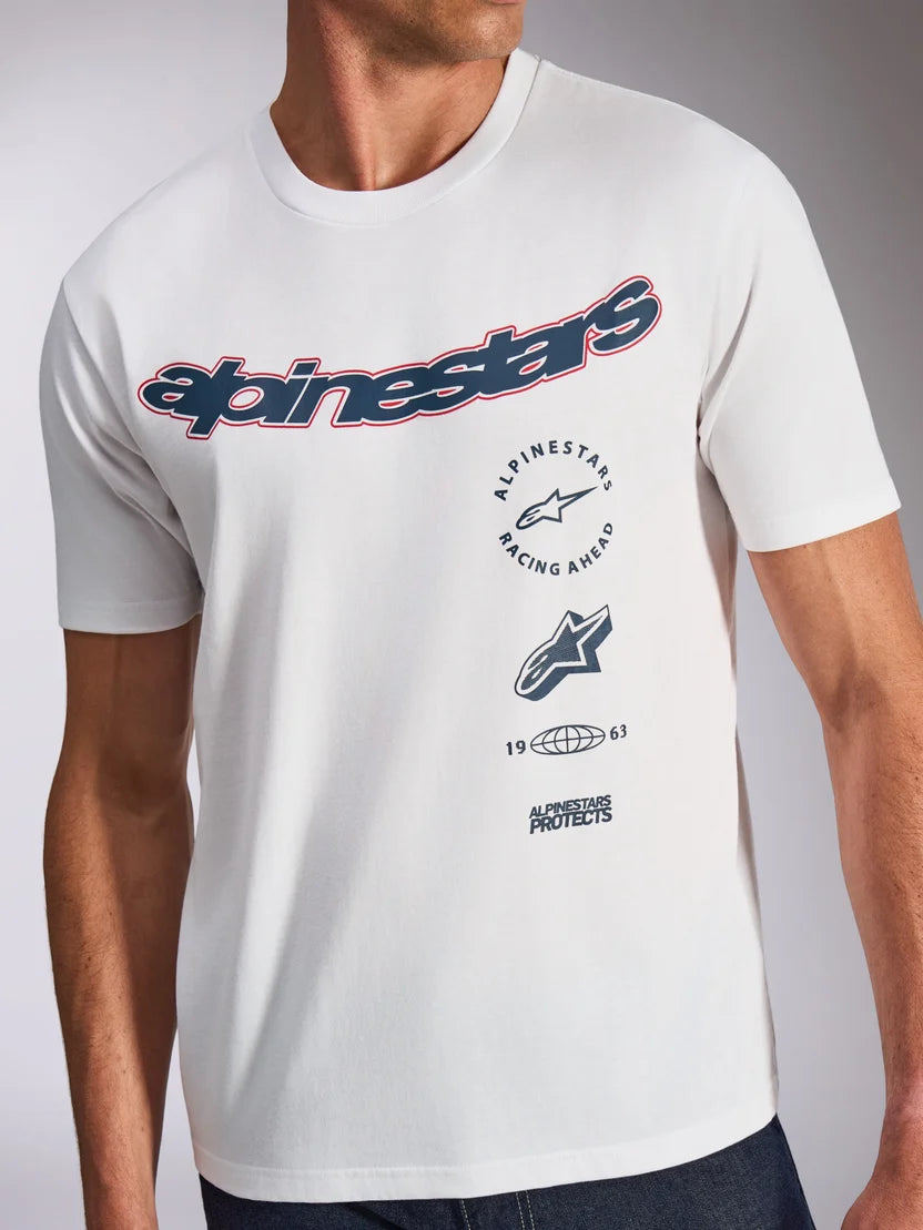Alpinestars Abus CSF Short Sleeve muška majica – Bijela