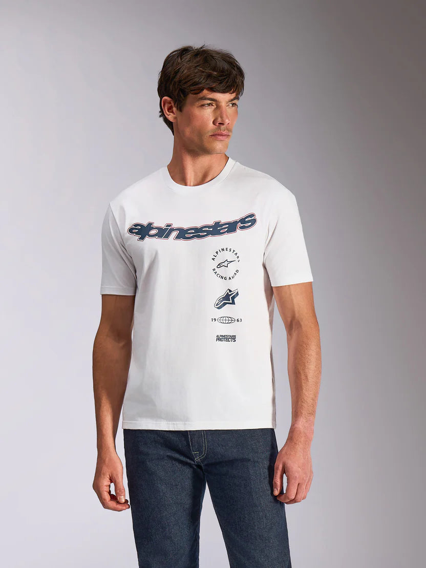 Alpinestars Abus CSF Short Sleeve muška majica – Bijela