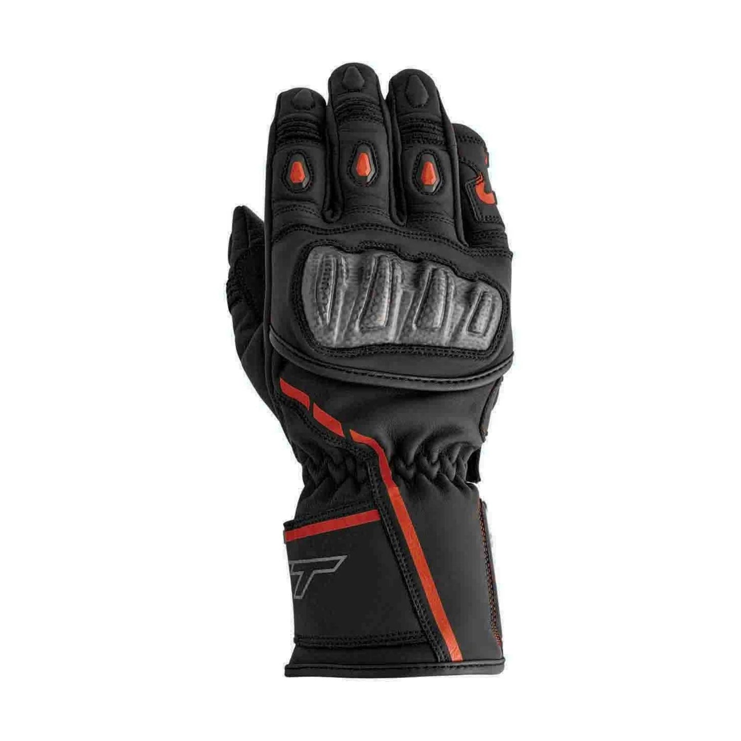 RST S-1 – Sportske kožne moto rukavice Crno/Fluo Crvene