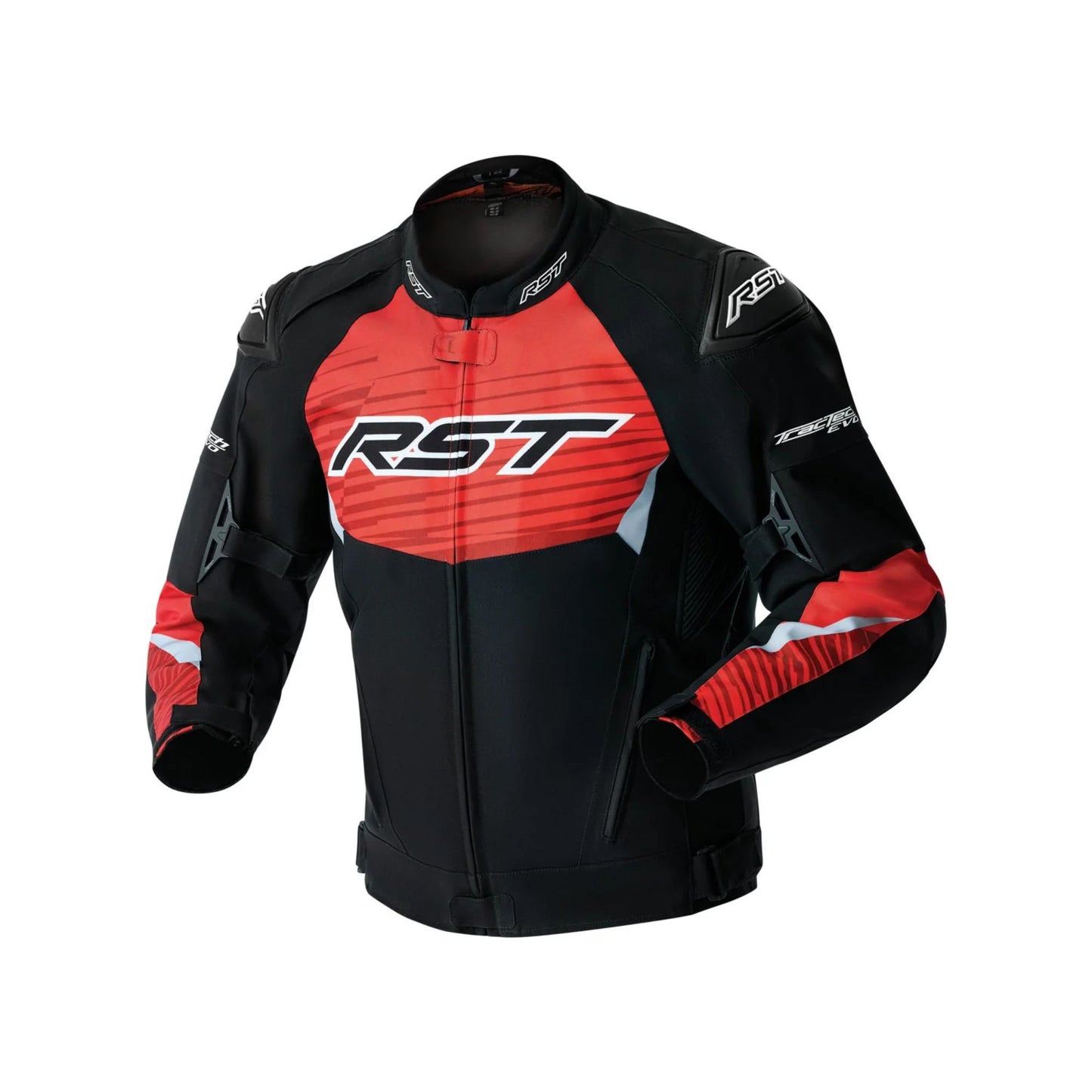 RST Tractech Evo D3O Tekstilna Moto Jakna Crna/Crvena