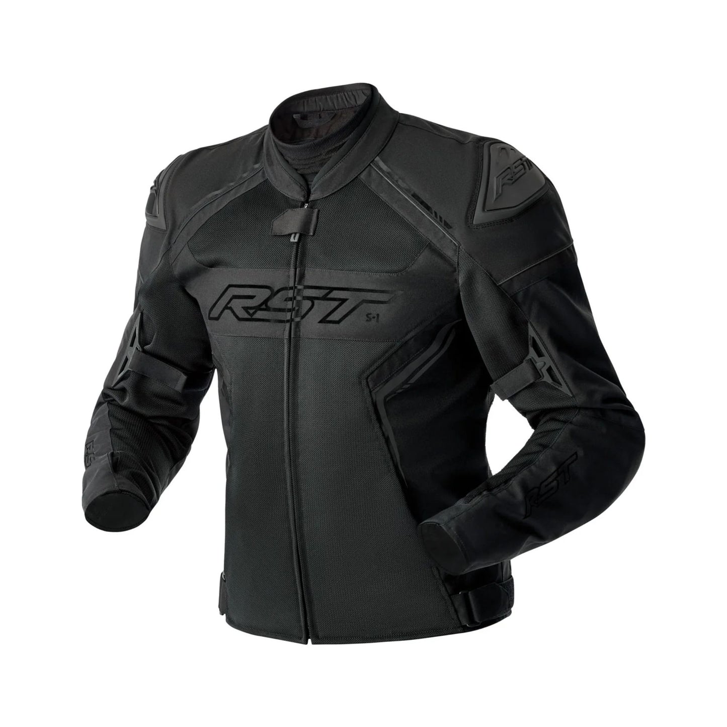 RST S-1 Mesh D3O CE Tekstilna Jakna Crna