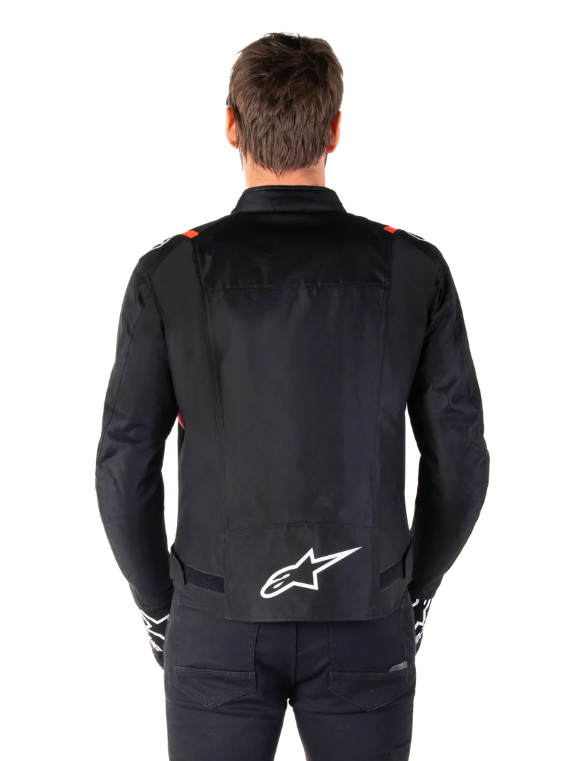 Alpinestars T-SPS V2 WP Tekstilna Moto Jakna Crna/Fluo crvena