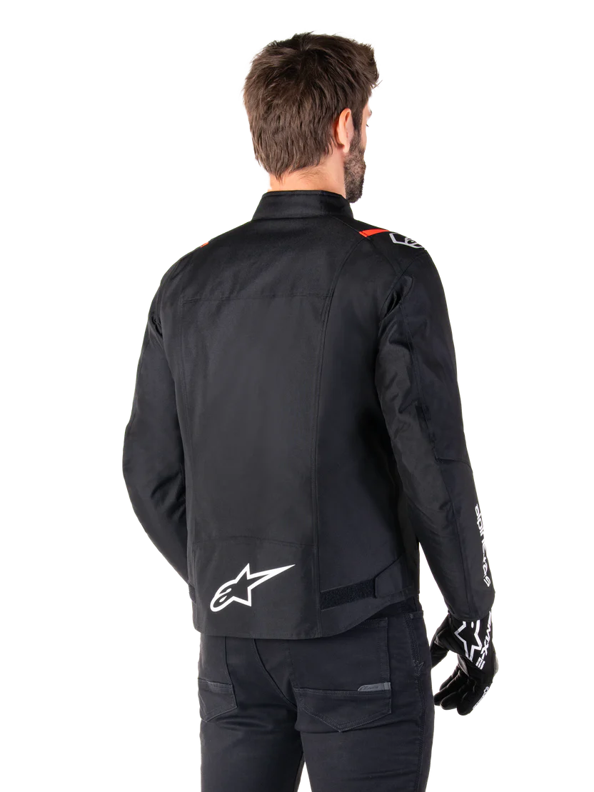 Alpinestars T-SPS V2 WP Tekstilna Moto Jakna Crna/Fluo crvena