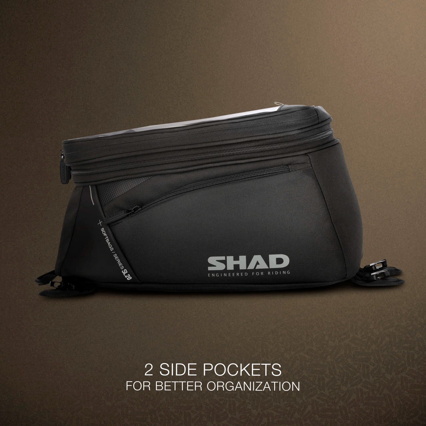 Shad SL20 – proširiva tank torba 15–20L