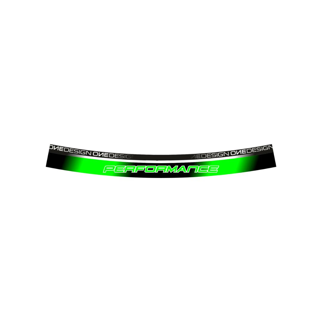 OneDesign DCWR6P Neon Zelene naljepnice za felne