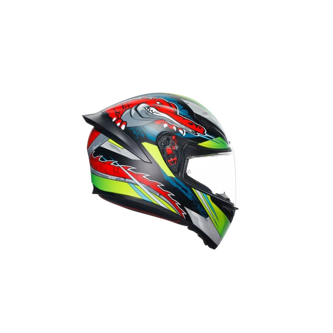 AGV K1 S Dundee Mat Lime/Red
