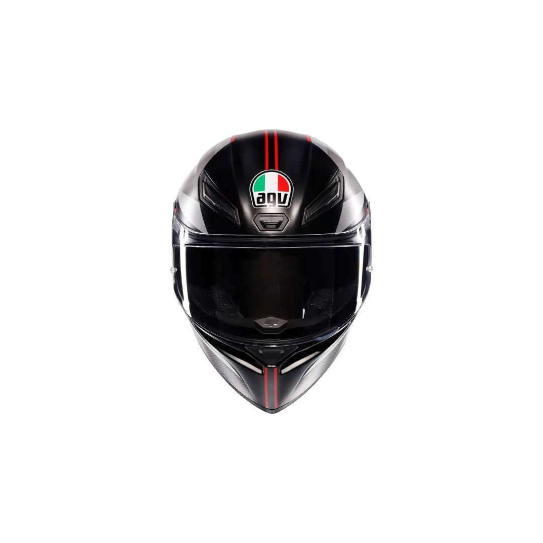 AGV K1 S Lap Mat Crno/Sivo/Crvena
