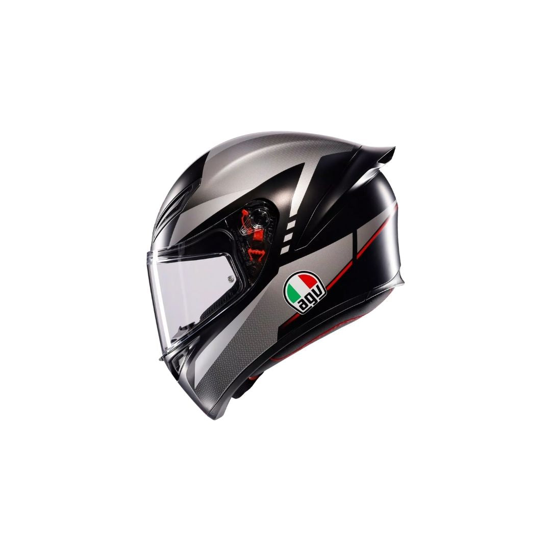 AGV K1 S Lap Mat Crno/Sivo/Crvena