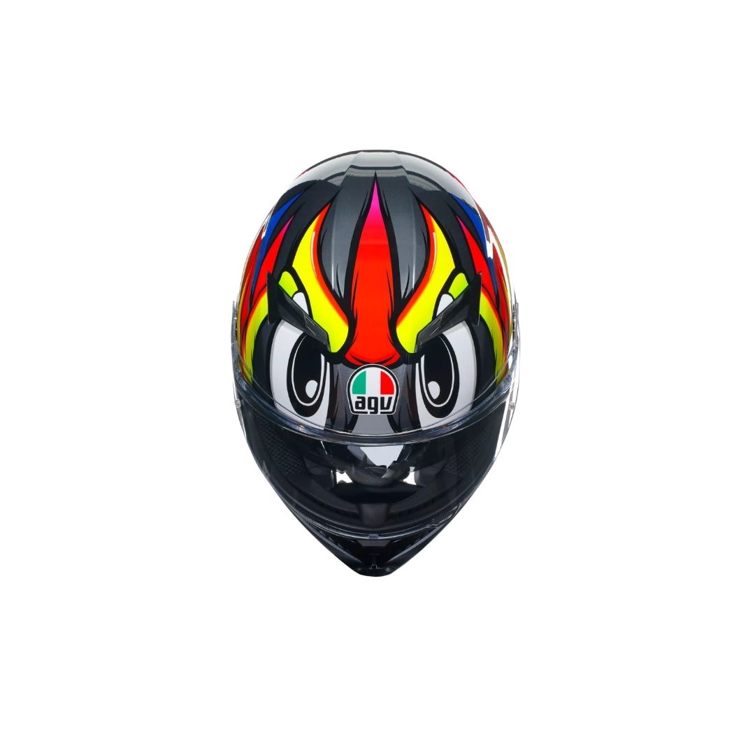 AGV K3 Birdy 2.0 Sivo/Žuto/Crvena