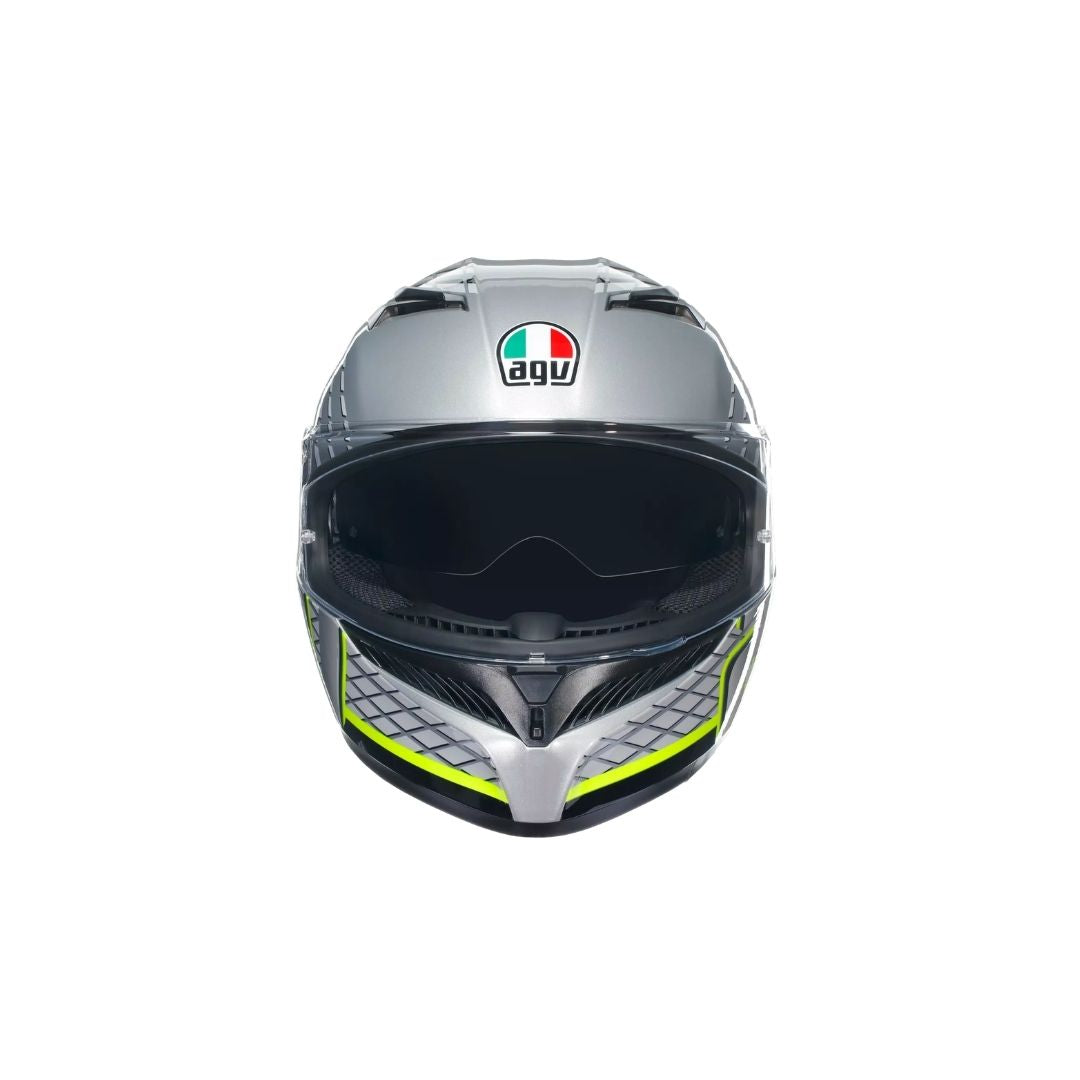AGV K3 Fortify Sivo/Crno/Fluo