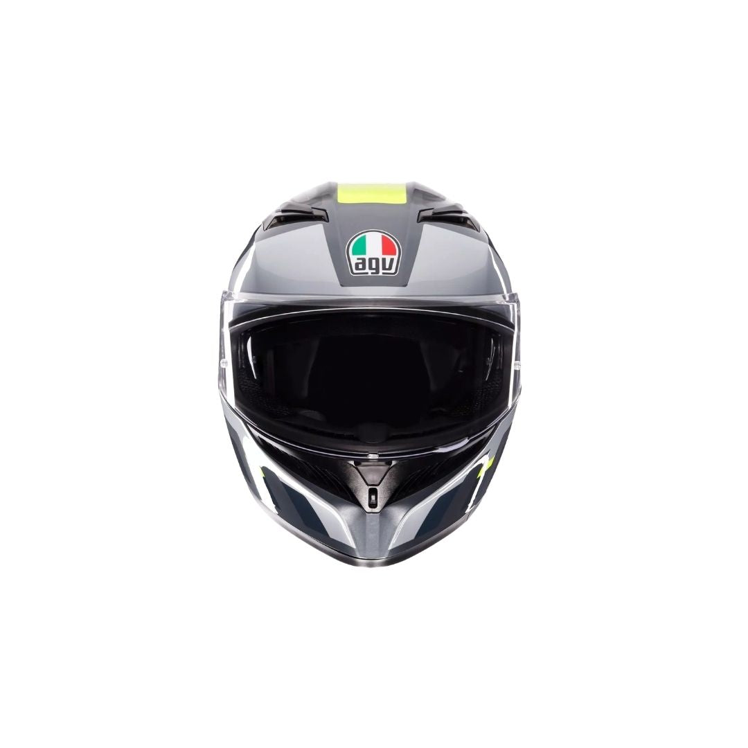 AGV K3 Shade Sivo/Fluo-Zuta