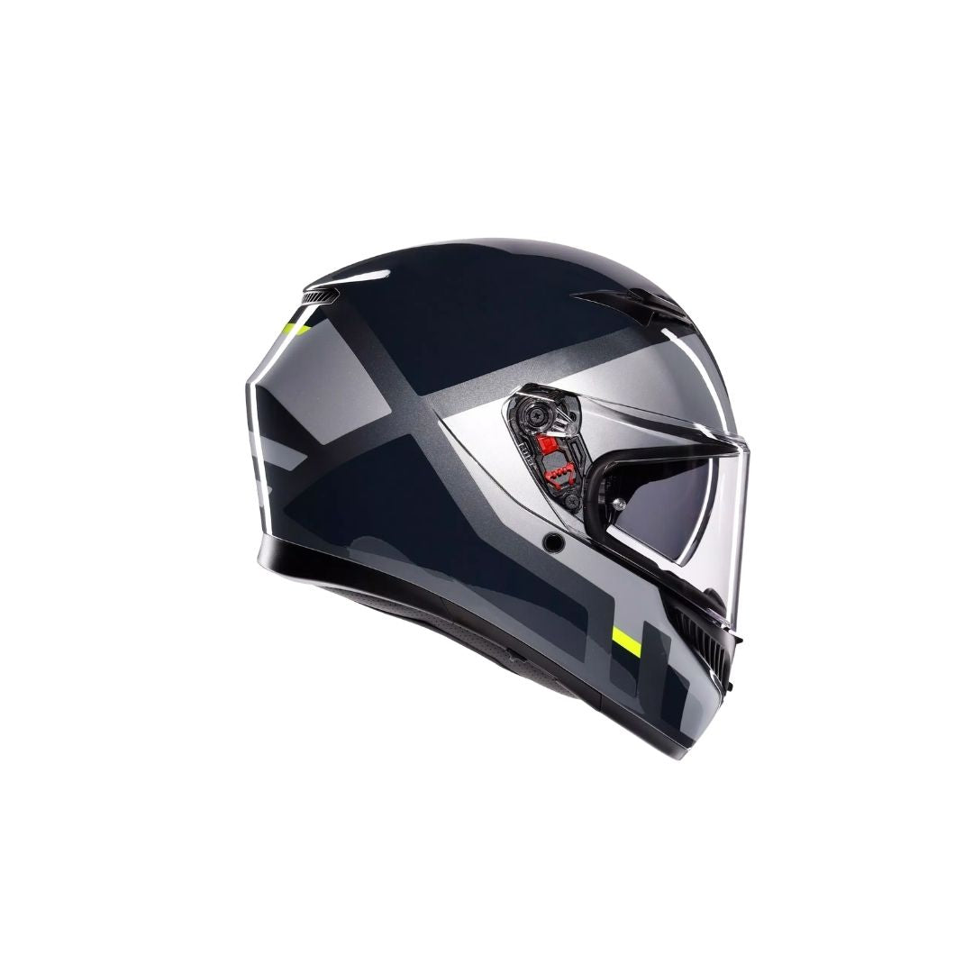 AGV K3 Shade Sivo/Fluo-Zuta