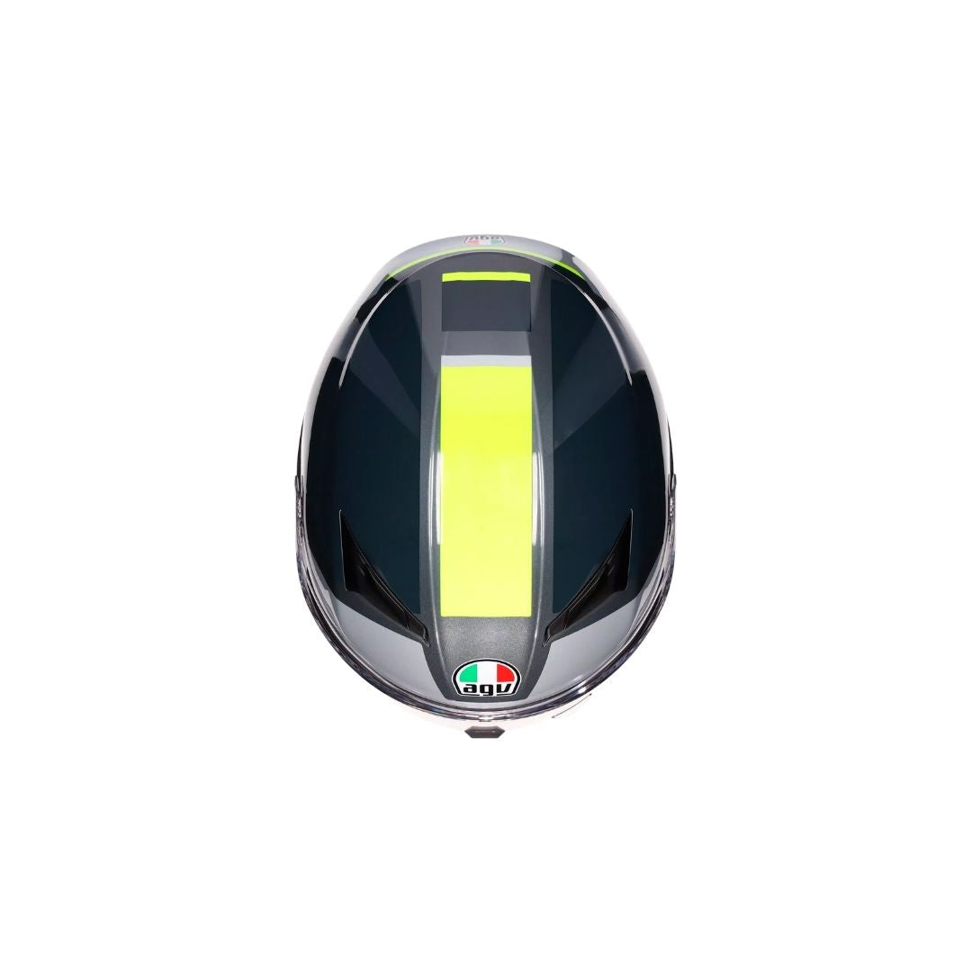 AGV K3 Shade Sivo/Fluo-Zuta