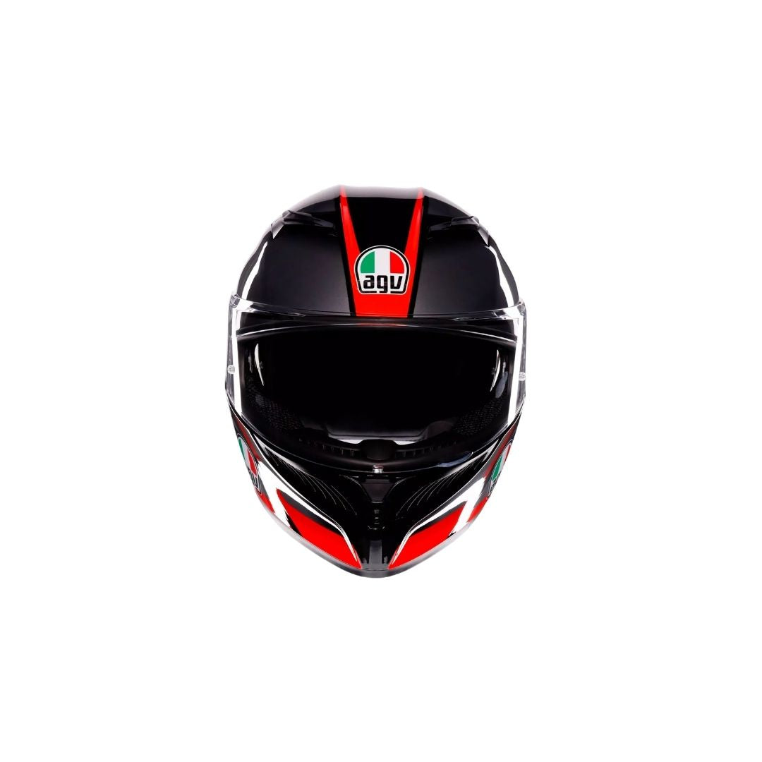 AGV K3 Striga Crno/Sivo/Crvena