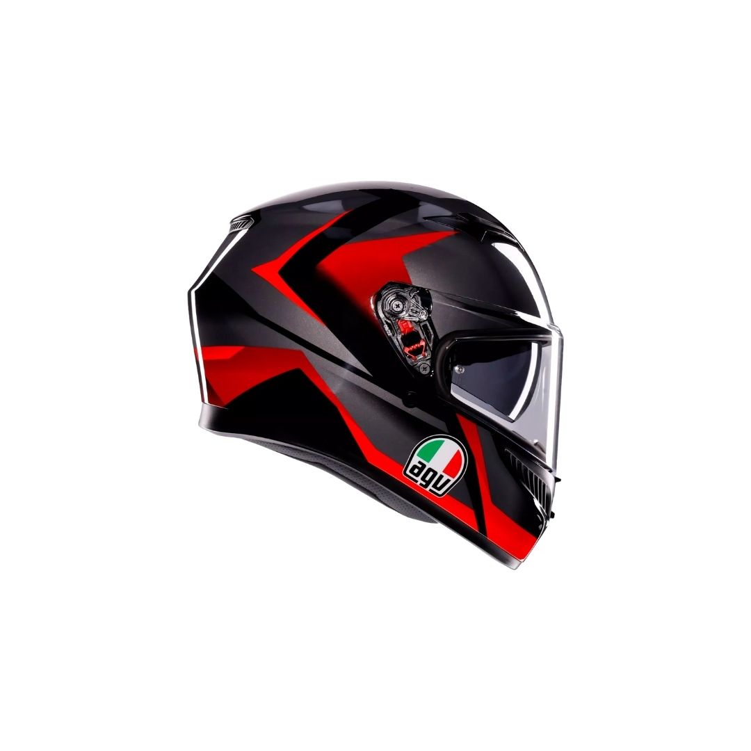 AGV K3 Striga Crno/Sivo/Crvena