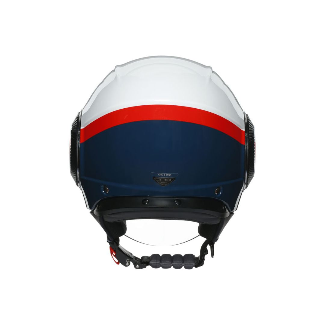 AGV Orbyt Block Bijela/Plava/Crvena