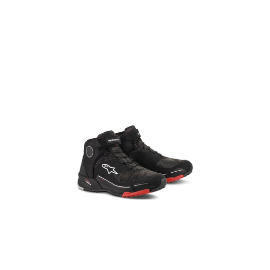 Alpinestars CR-X Drystar® moto čizme Camo Crvene