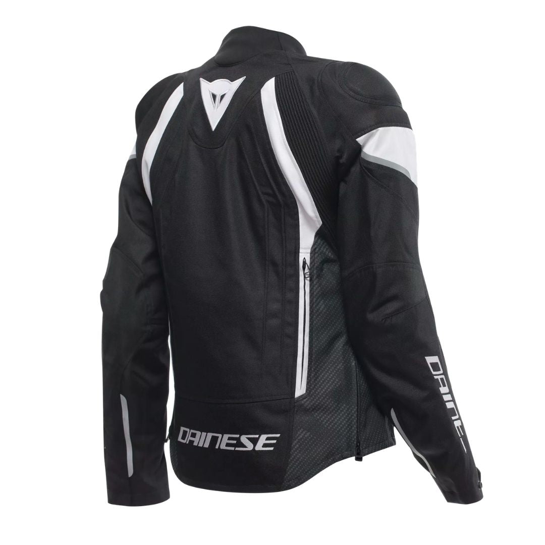 Dainese Avro 5 Ženska Tekstilna Moto Jakna Crno/Bijela