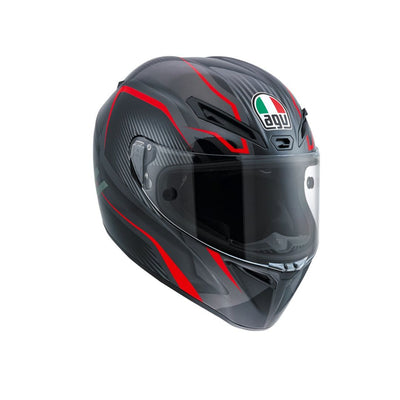AGV GT-Veloce Txt Crna/Gunmetal/Crvena