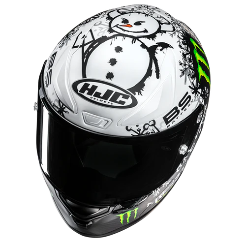 HJC RPHA1 V2 Carbon Snow Diablo MC10SF