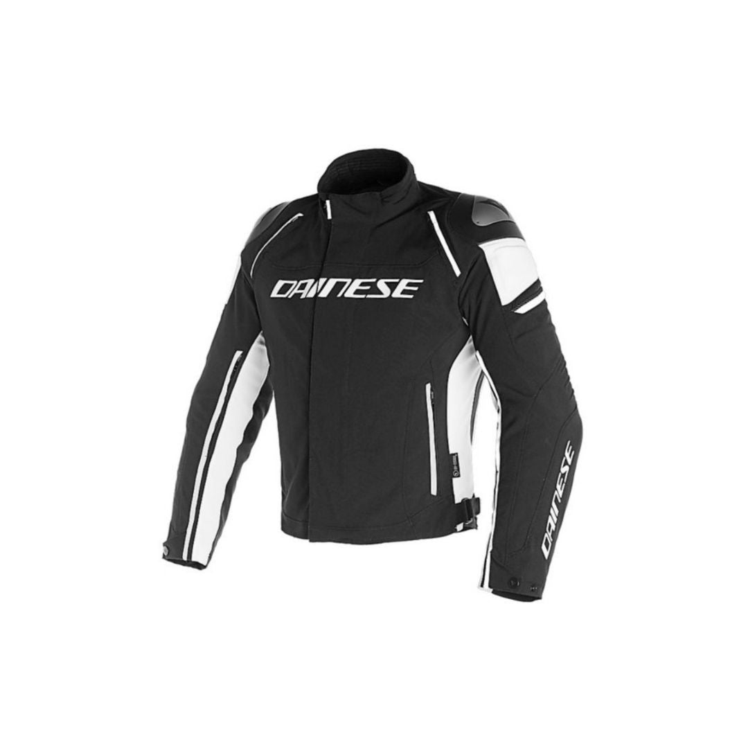 Dainese Racing 3 D-Dry® Tekstilna Moto Jakna Crno/Bijela
