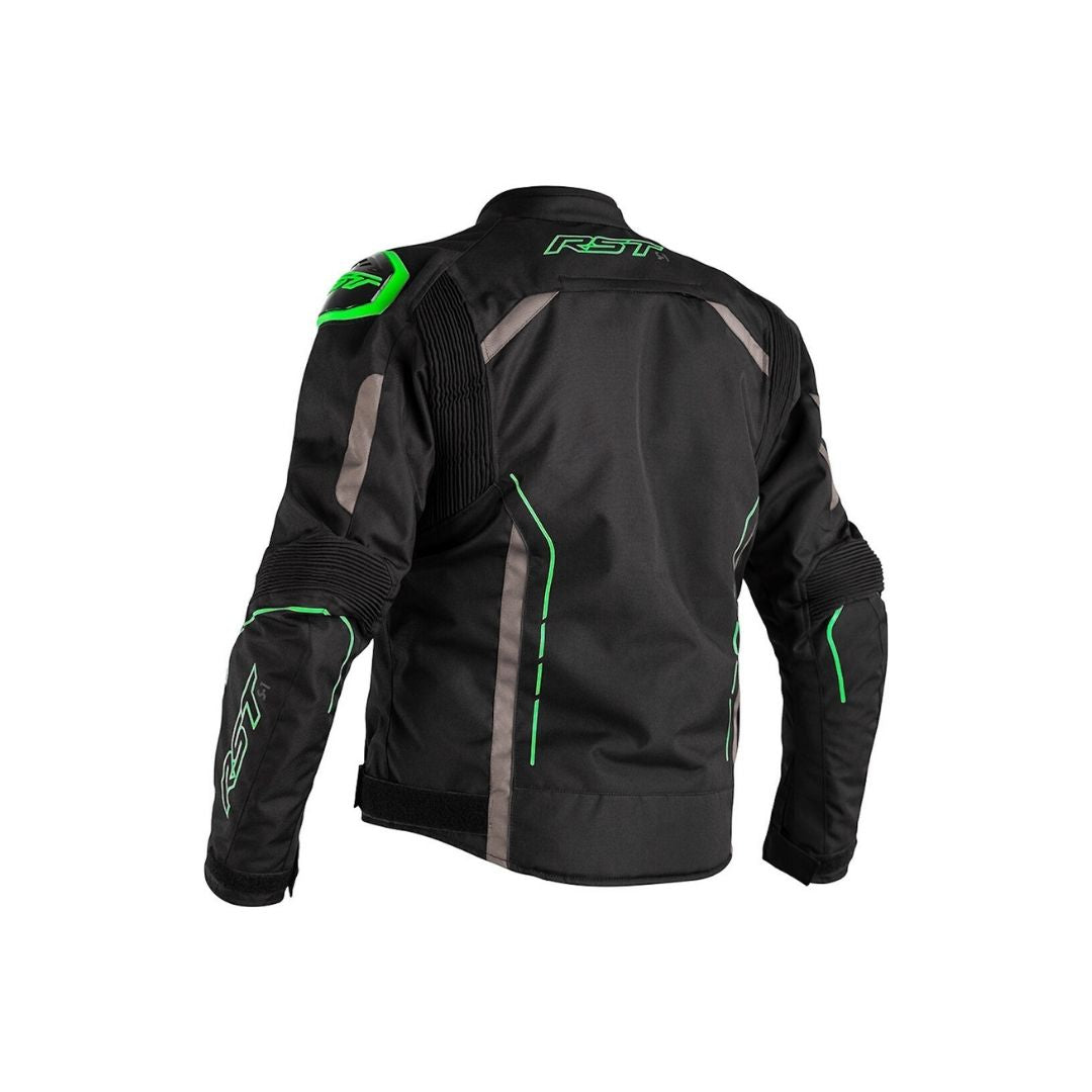 RST S-1 Tekstilna Moto Jakna Neon Zelena