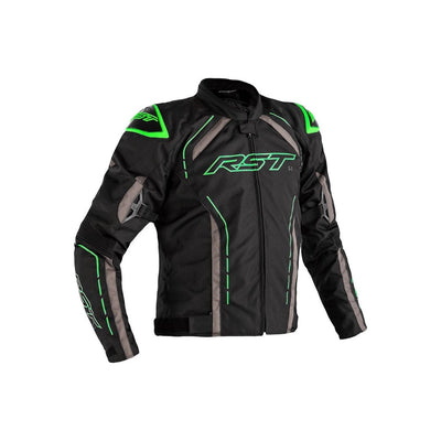 RST S-1 Tekstilna Moto Jakna Neon Zelena