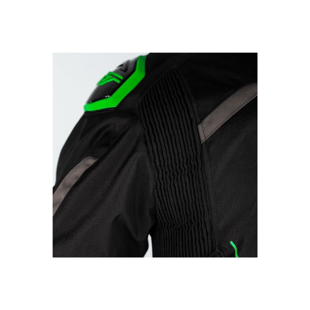 RST S-1 Tekstilna Moto Jakna Neon Zelena