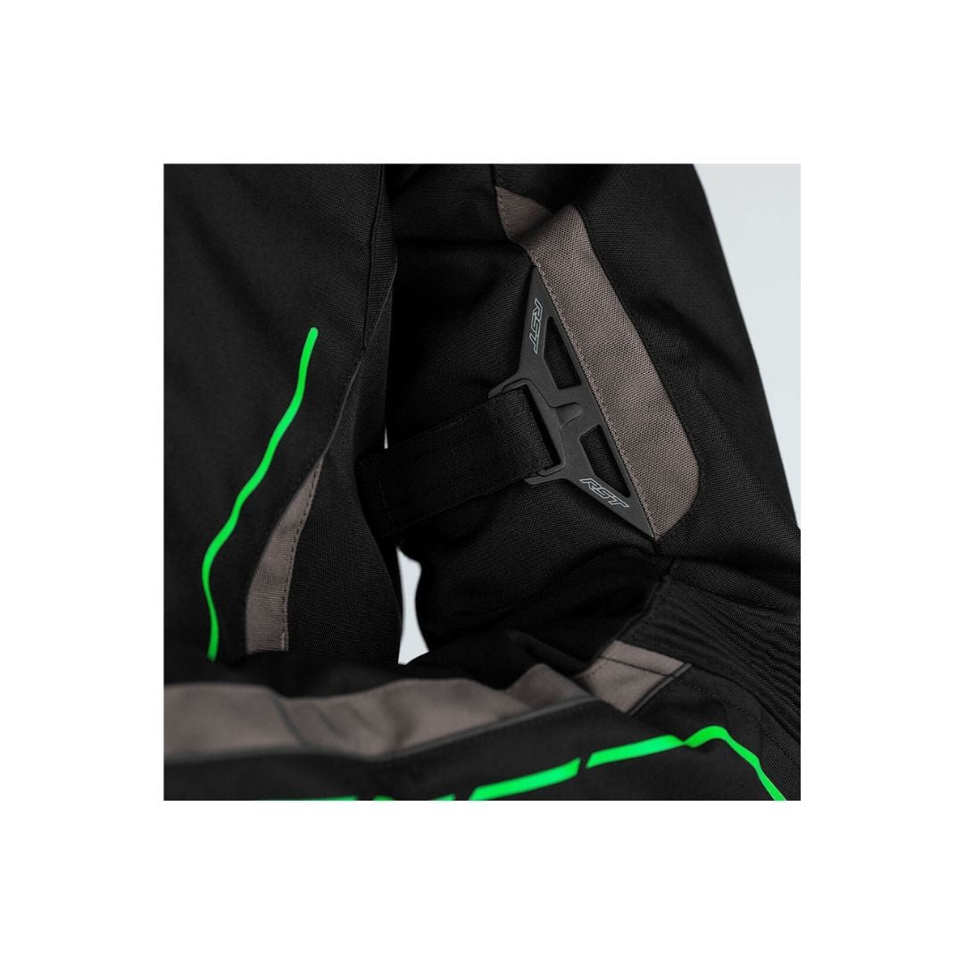 RST S-1 Tekstilna Moto Jakna Neon Zelena