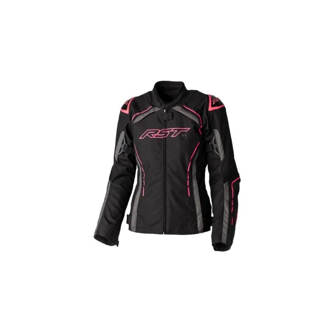 RST S-1 Ženska Tekstilna Moto Jakna Roze