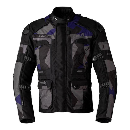 RST Adventure-X Tekstilna Moto Jakna Camo Plava