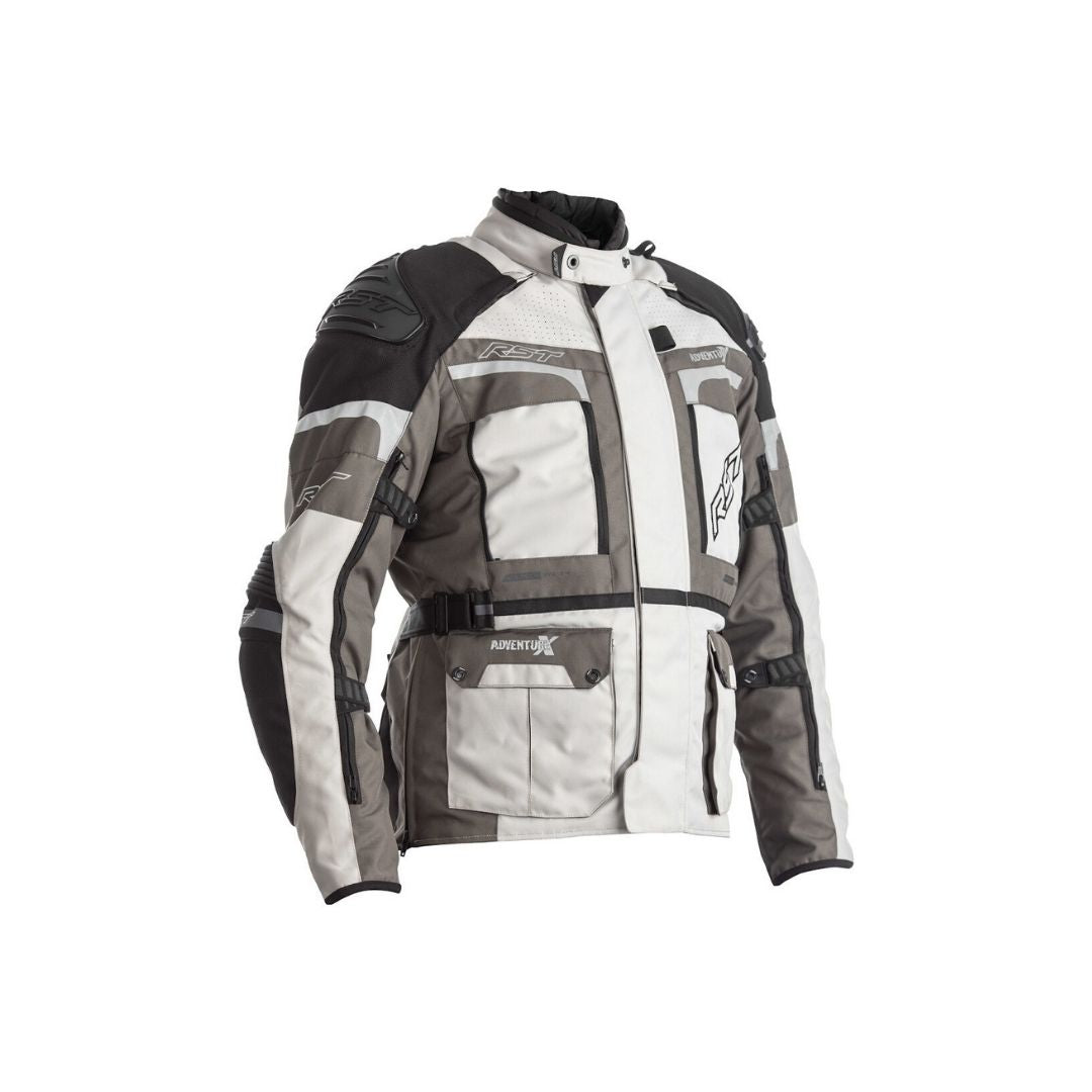 RST Adventure-X Tekstilna Moto Jakna Silver
