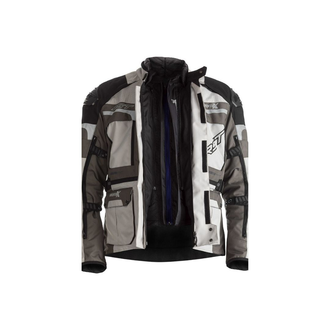 RST Adventure-X Tekstilna Moto Jakna Silver