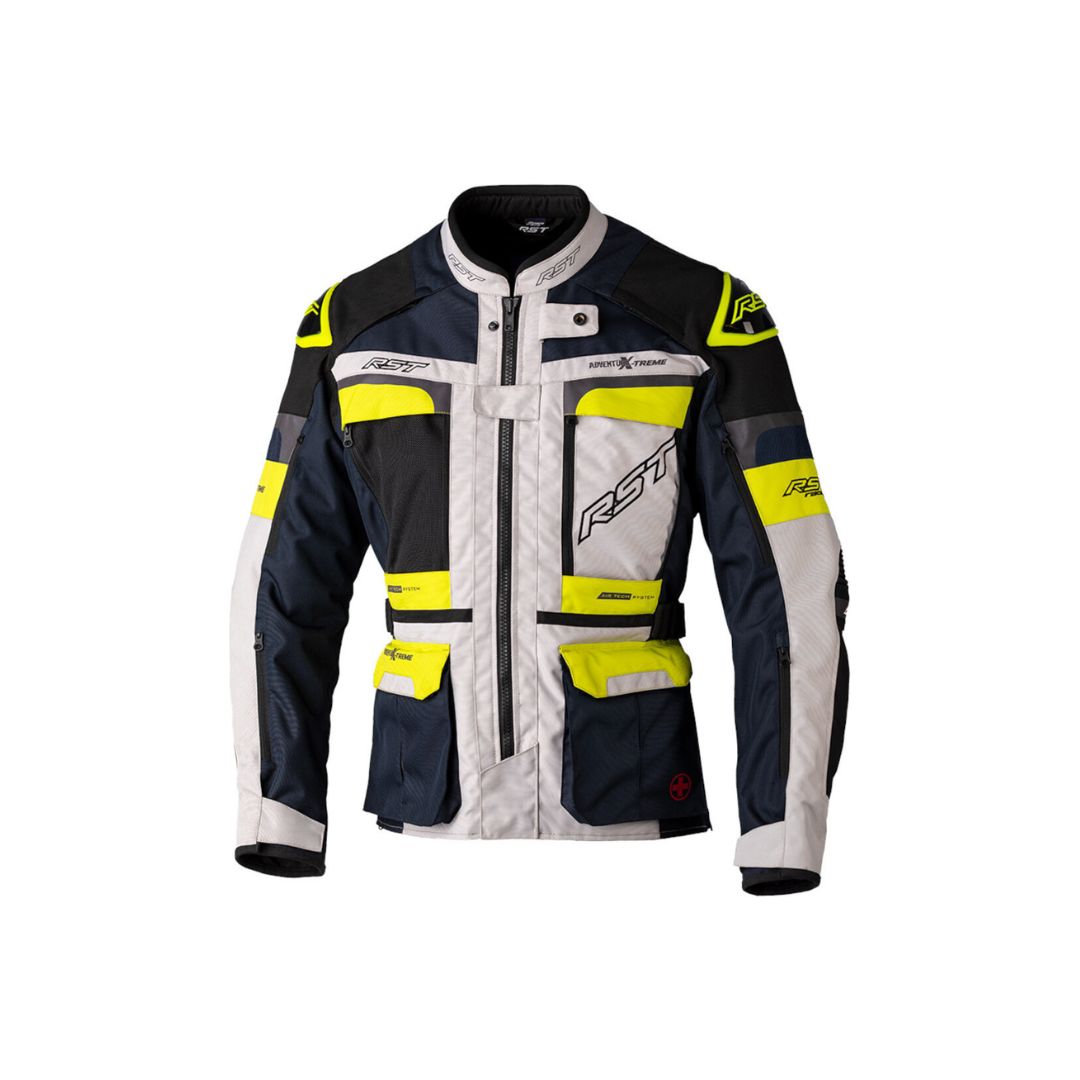 RST Adventure X-Treme Tekstilna Moto Jakna Siva/Plava/Žuta