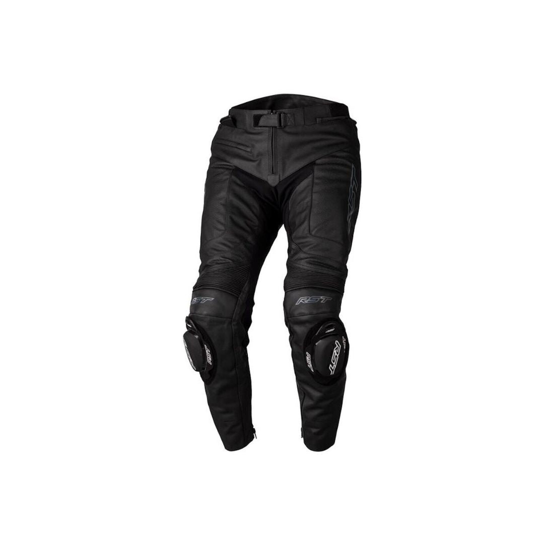 RST S-1 Kožne Moto Pantole Crne